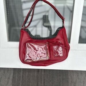Red Ita Window Shoulder Bag